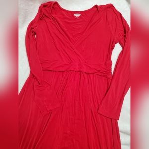 Old Navy Maternity/Nursing Dress, Red